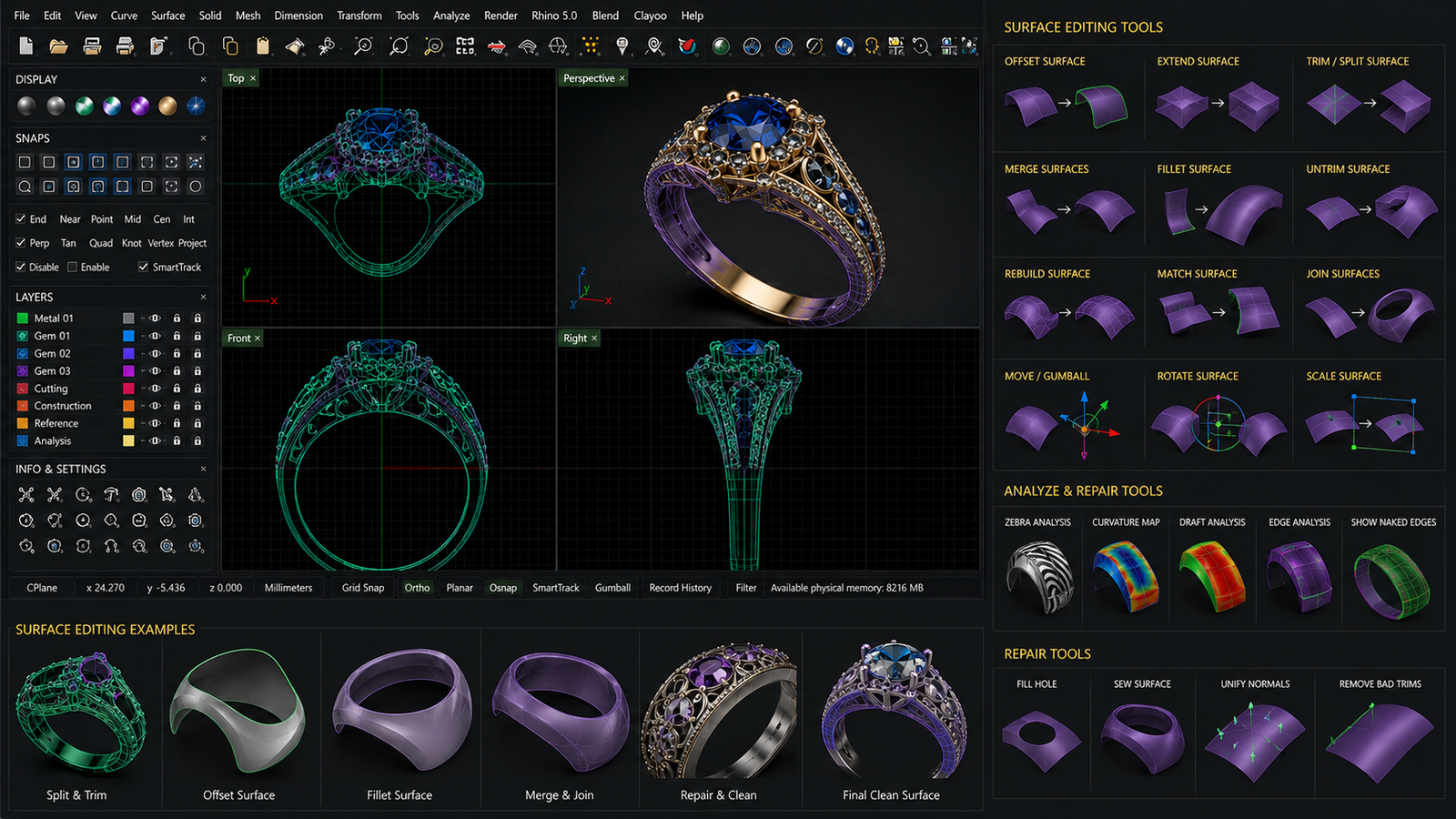 Module 4: Surface Editing & Manipulation